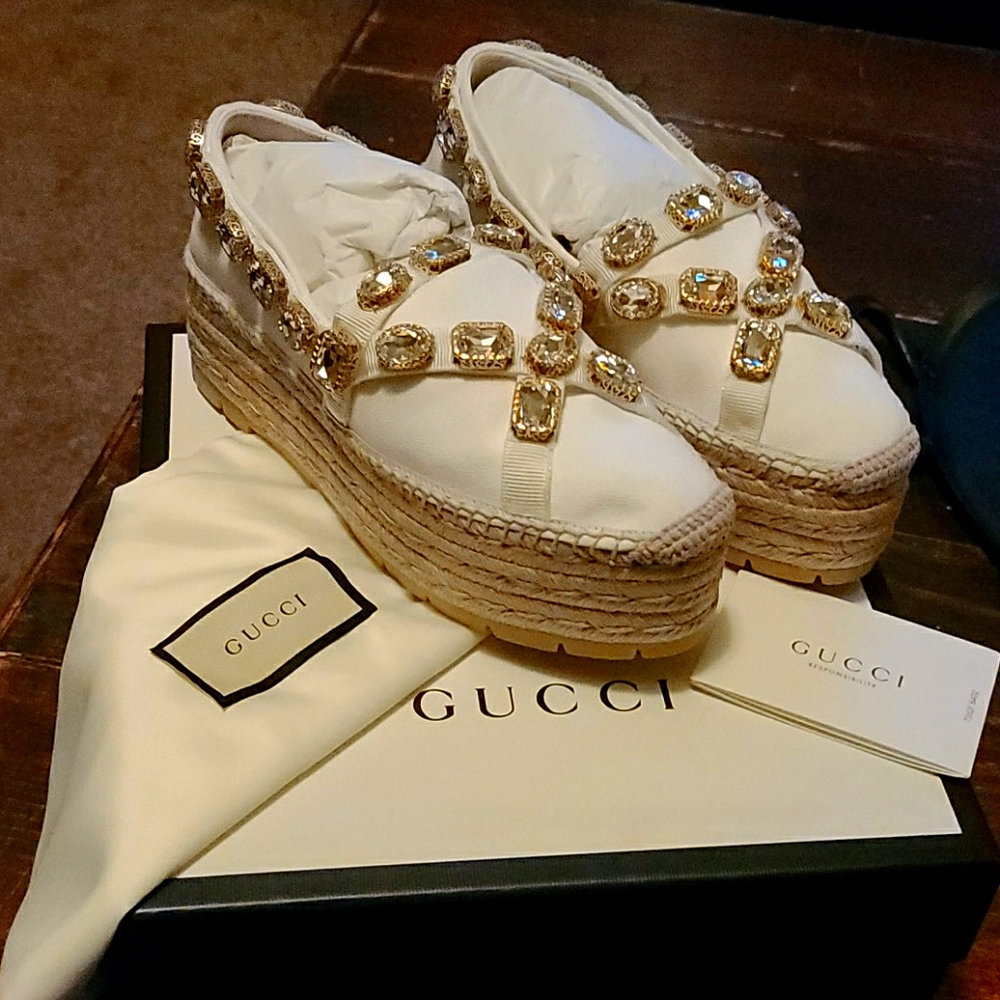 GUCCI Platform Espadrilles